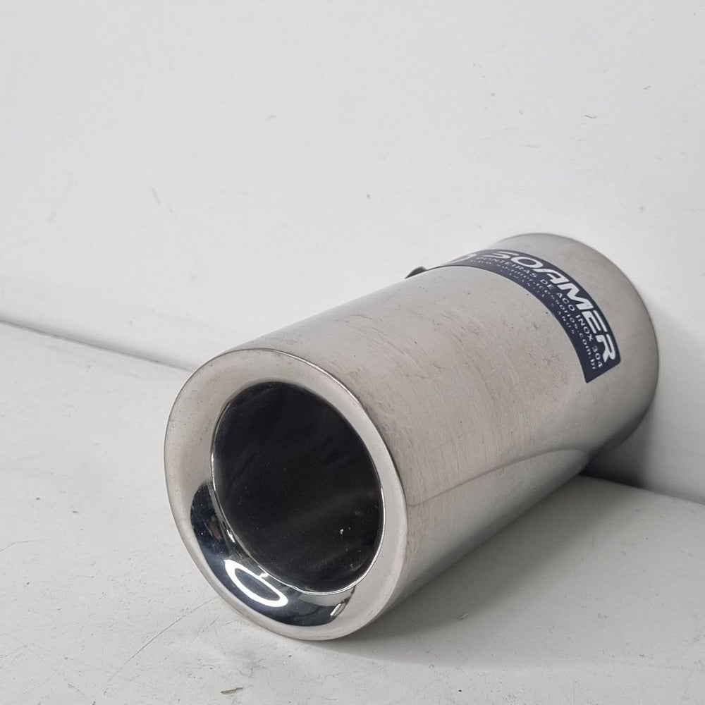 Ponteira Escapamento Redonda Universal Soamer Aço Inox 304 Nova