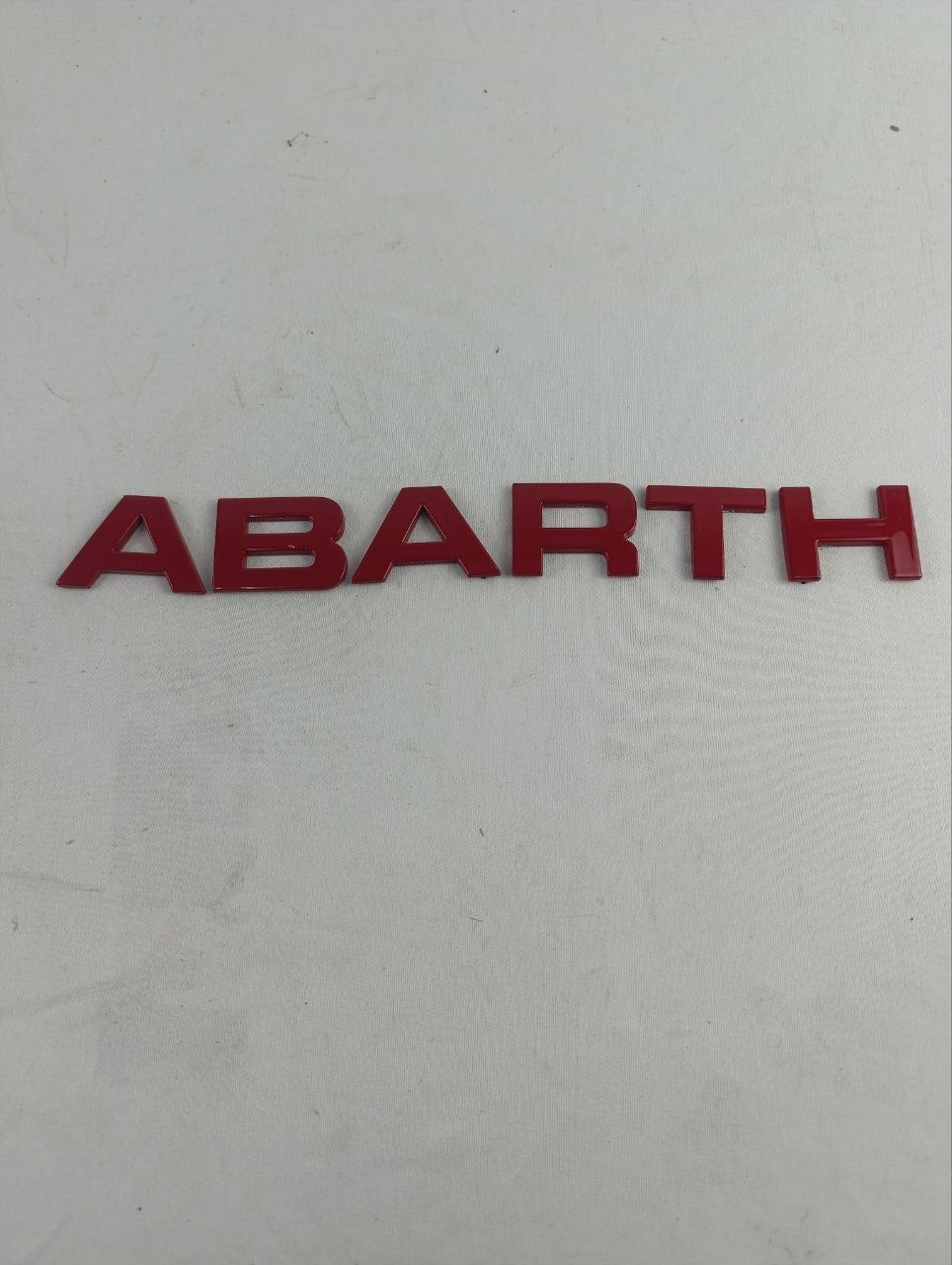 Emblema Fiat Abarth Cor Vermelho Novo