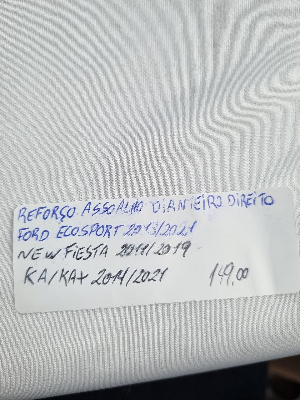 Reforço Assoalho Diant Dir Ford EcoSport/New Fiesta/Ka 2013/2021