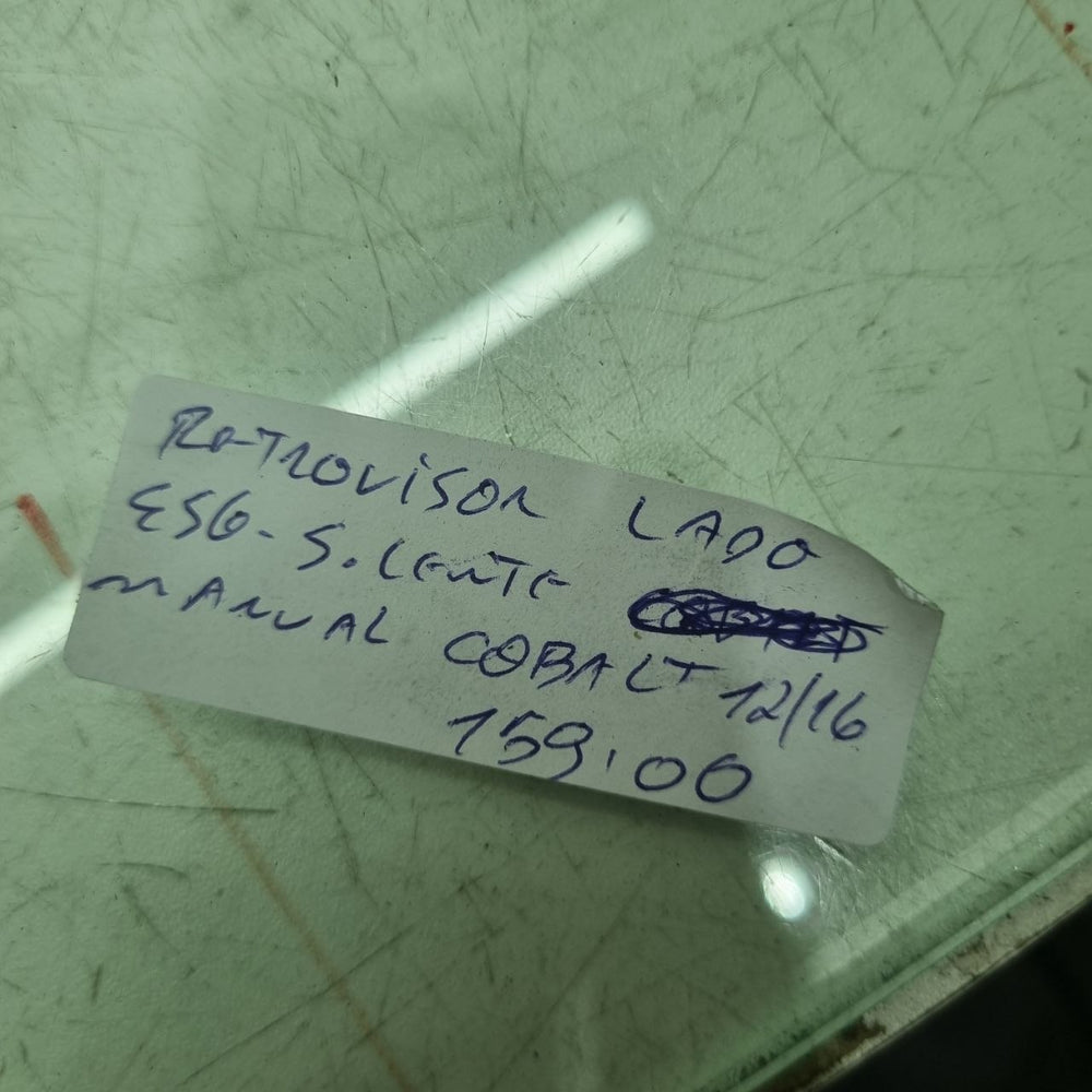 Retrovisor Esq S/Lente Manual Chevrolet Cobalt 2012/2016