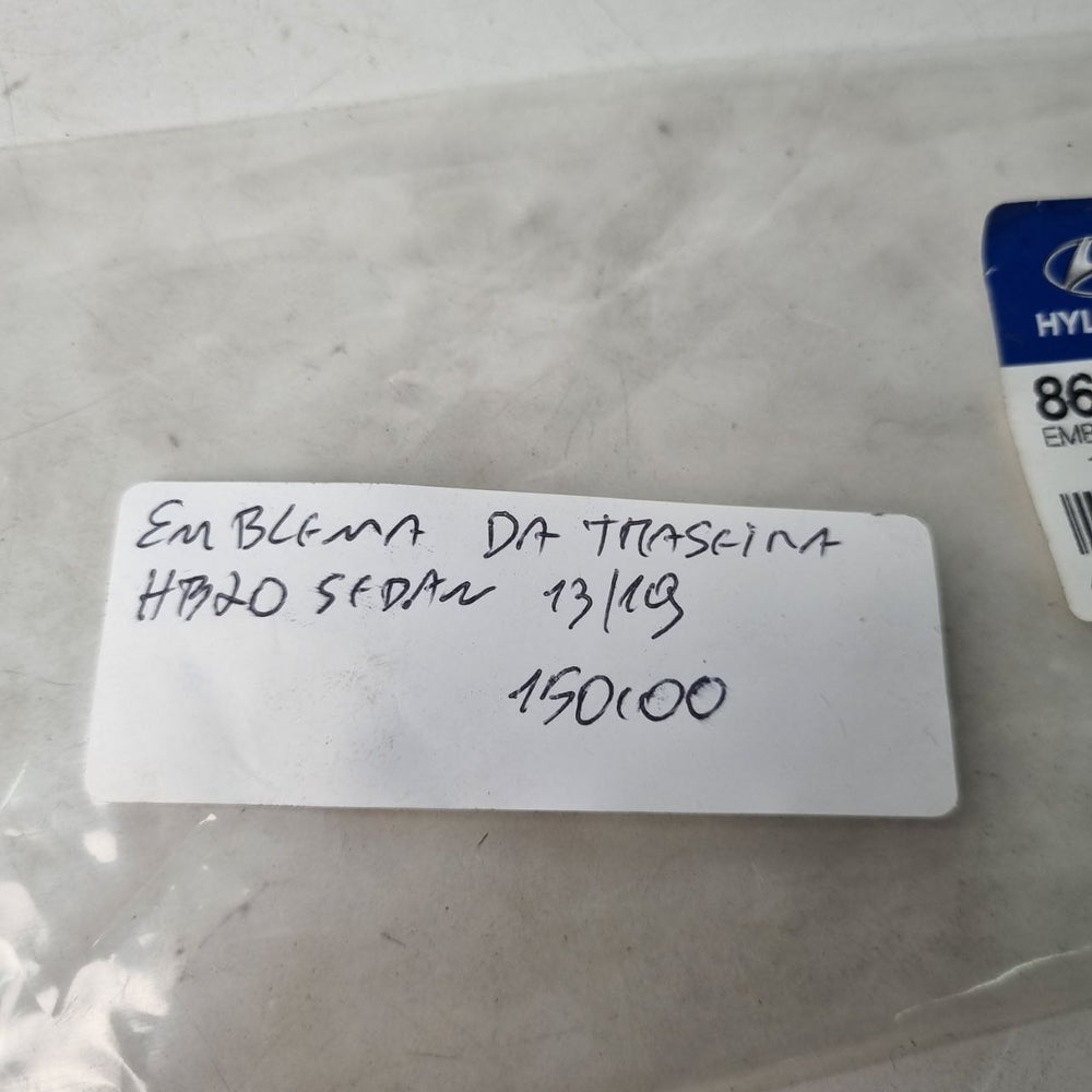 Emblema Tras Hyundai HB20S 2013/2019