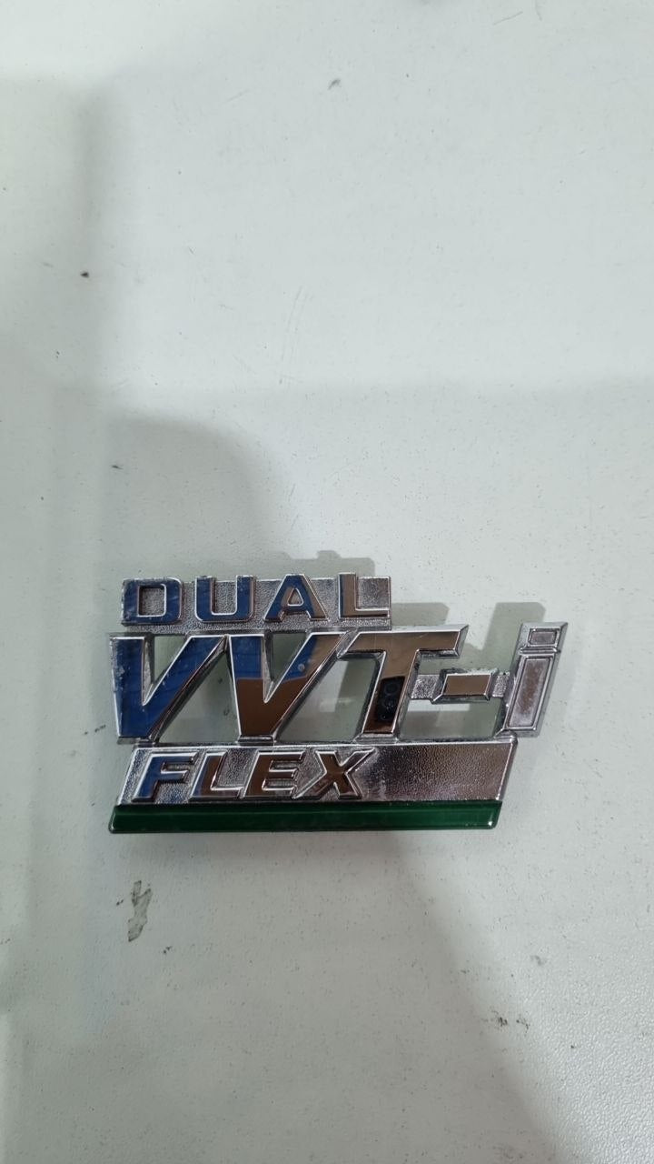 Emblema Lateral Dual VVT-i Flex Toyota Corolla 2009/2014