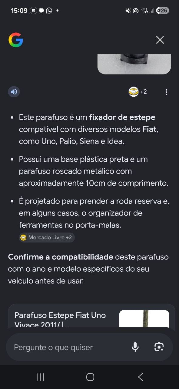 Fixador Estepe Fiat Uno Palio Siena Idea 2001/2016 Novo