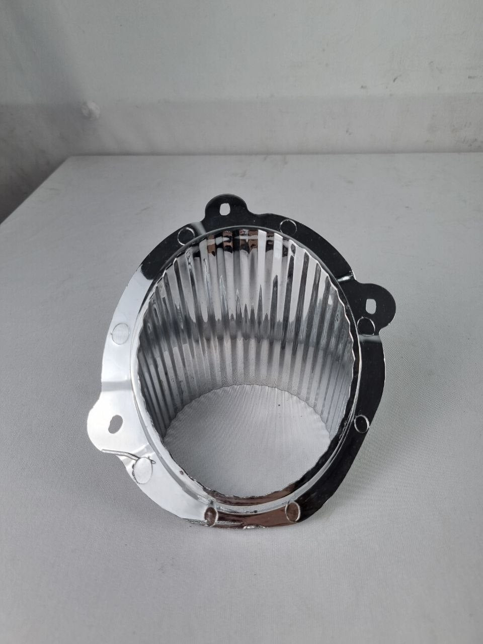 Refletor Farol Diant Universal Cromado Vintage Moto/Veiculo Antigo