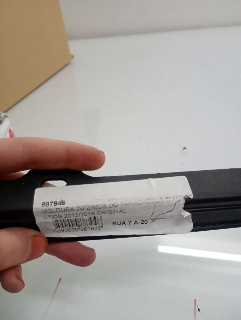 Moldura Inf Parachoque Diant Toyota Etios 2012/2019 -