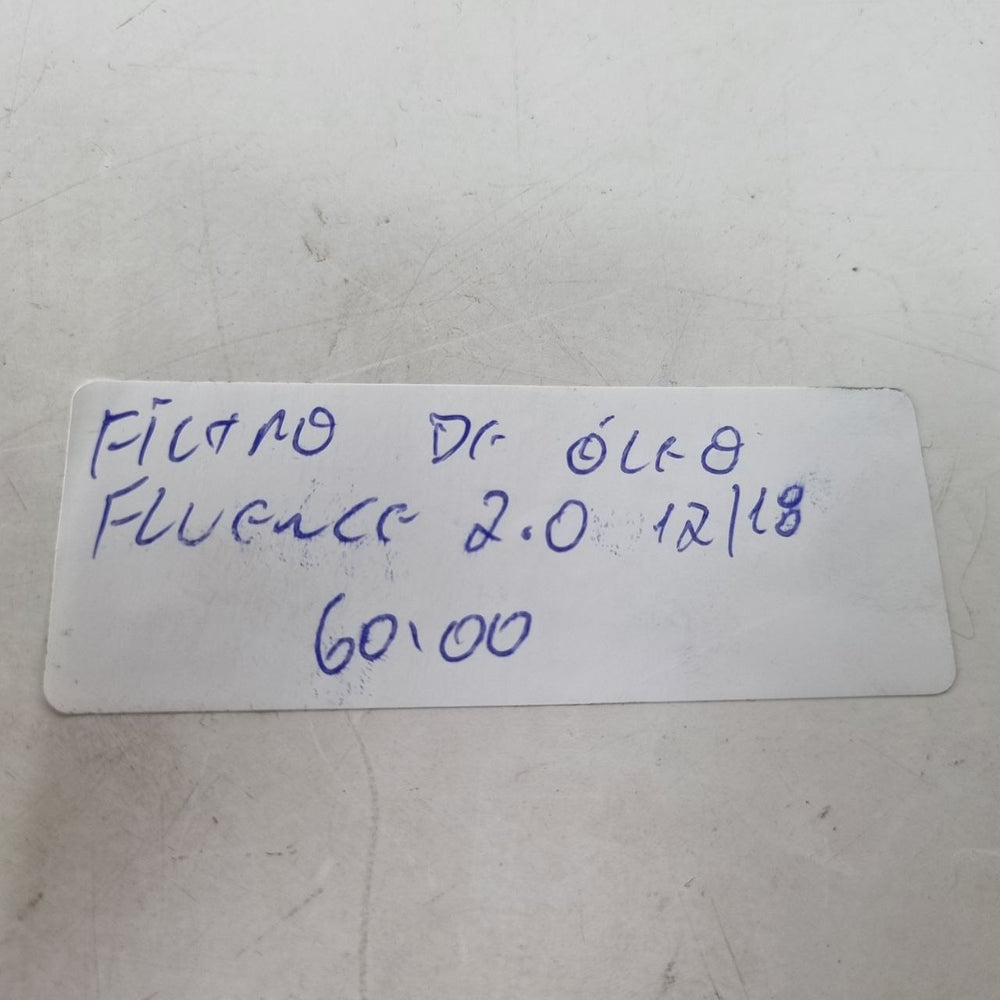 Filtro de Óleo Renault Fluence 2012/2018