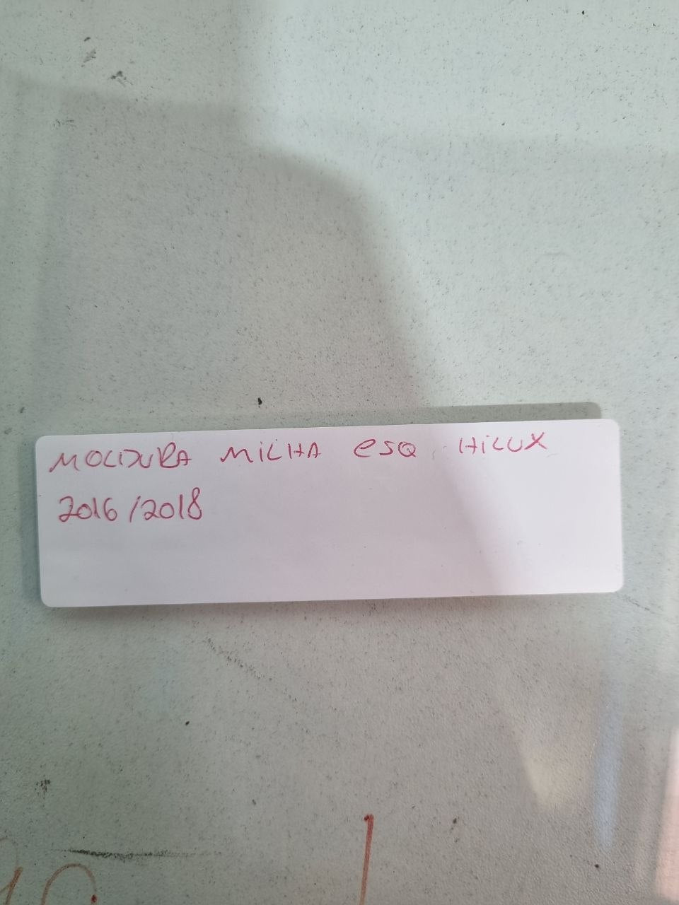 Moldura Milha Diant Esq Toyota Hilux 2016/2018