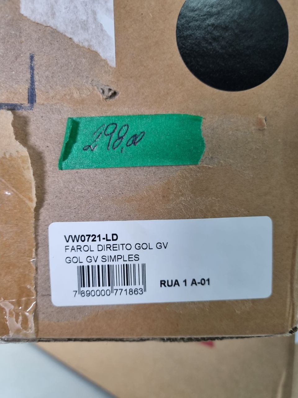 Farol Diant Dir Volkswagen Gol GV 2008/2016