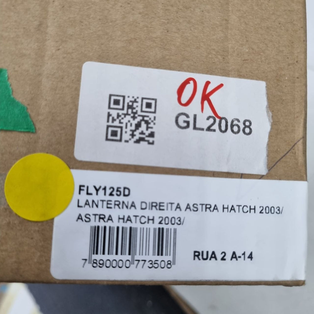 Lanterna Tras Dir Chevrolet Astra Hatch 2003/2011