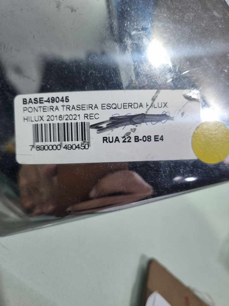 Ponteira Parachoque Tras Esq Toyota Hilux 2016/2021