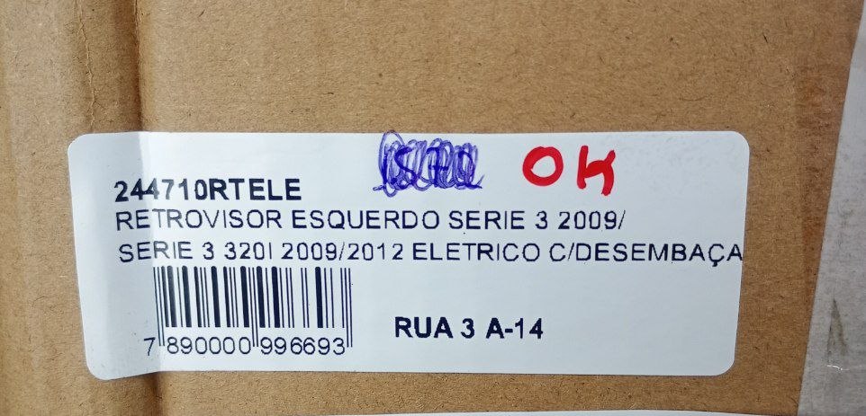 Retrovisor Esq BMW Serie 3 2009/2012