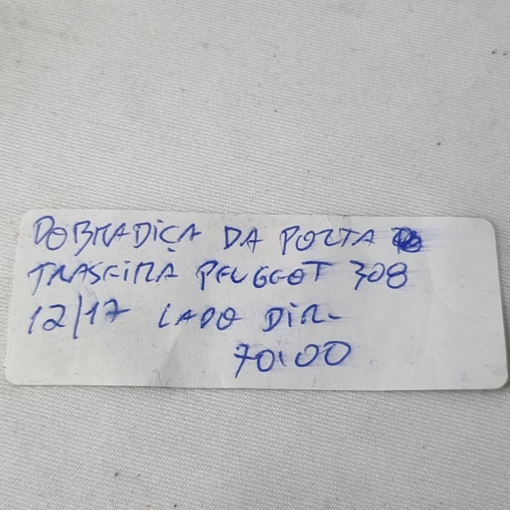 Dobradiça Porta Traseira Direita Peugeot 308 2012/2017 Usada