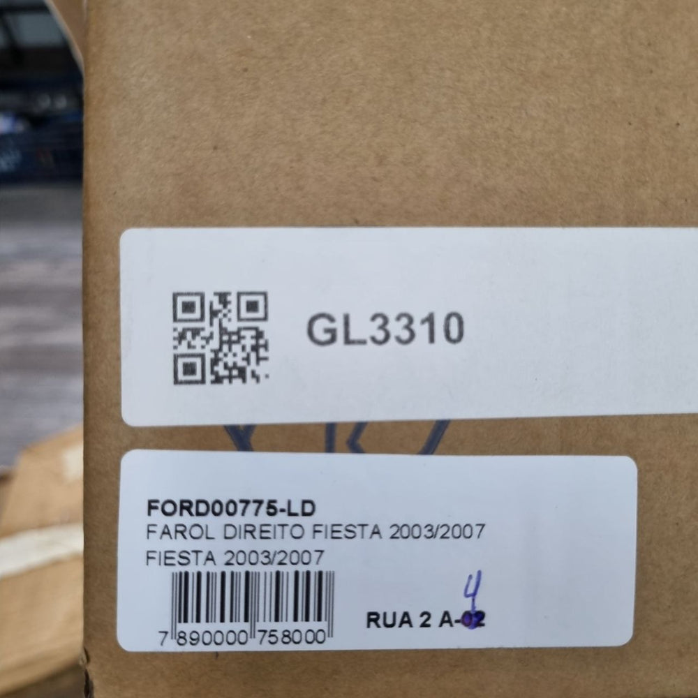Farol Diant Dir Ford Fiesta 2003/2007