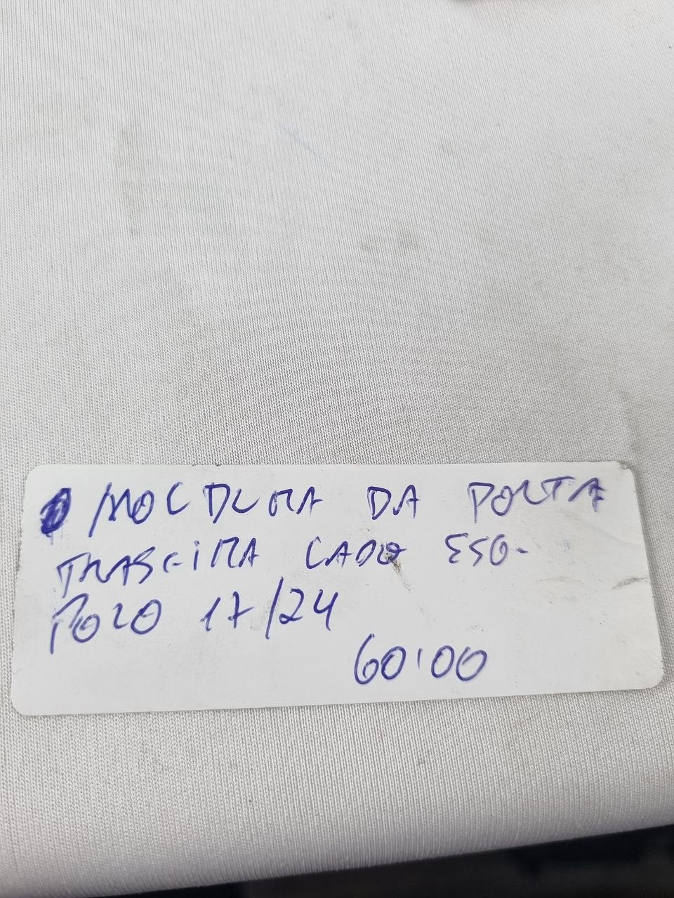 Moldura Porta Tras Esq Volkswagen Polo 2017/2024