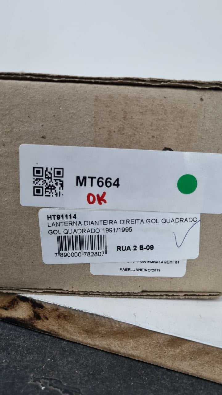 Lanterna Diant Dir Volkswagen Gol Quadrado 1991/1995