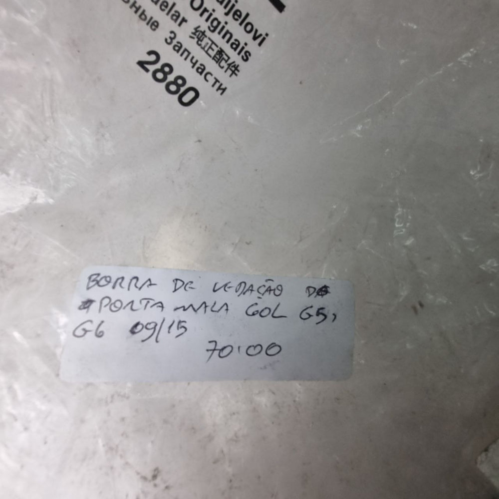 Borracha Vedação Porta-Malas Volkswagen Gol G5/G6 2009/2015