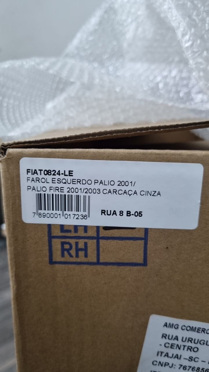 Farol Diant Esq Fiat Palio / Palio Fire 2001/2003
