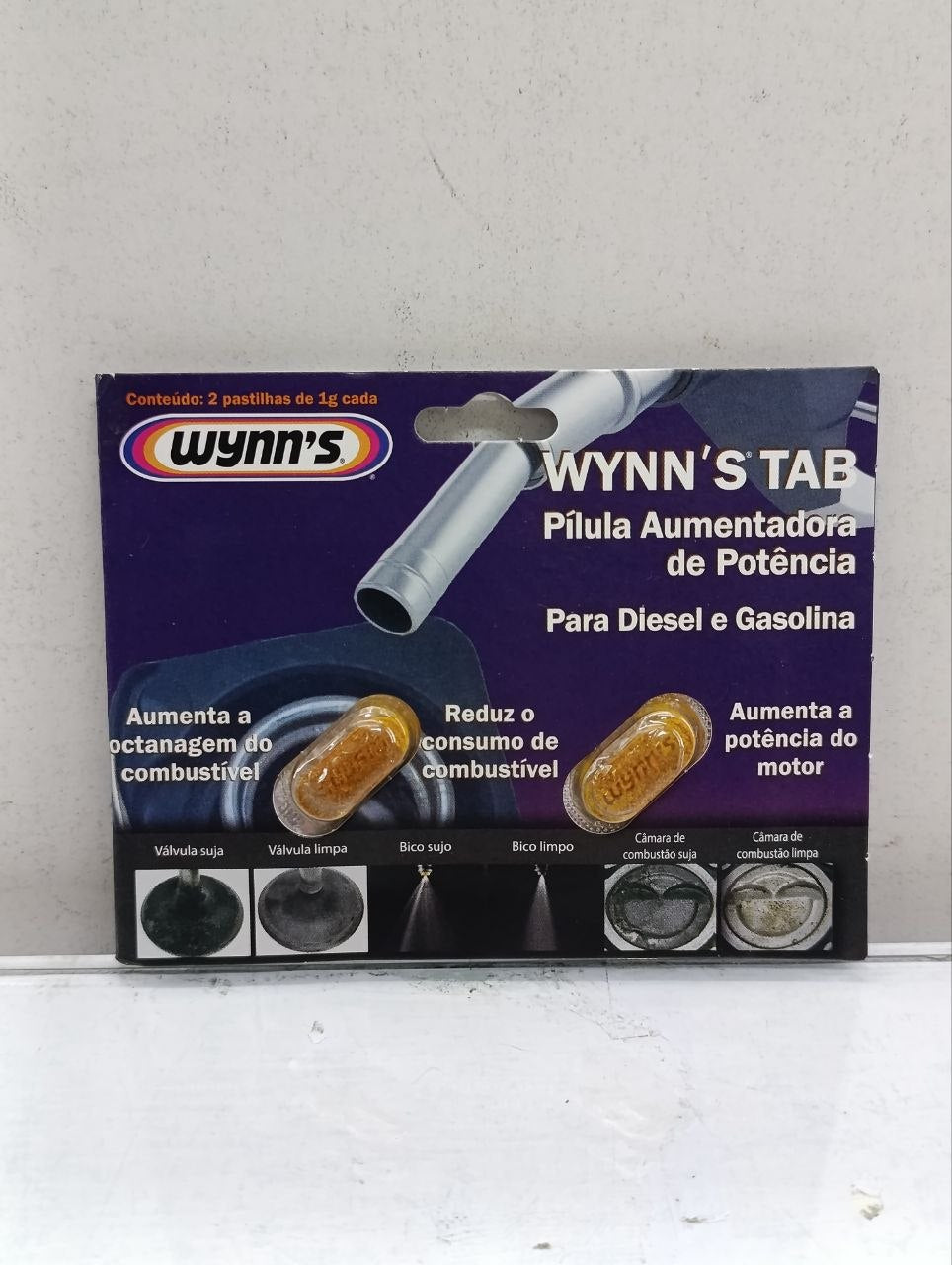Wynn's Tab Pílula Aumentadora de Potência Diesel e Gasolina