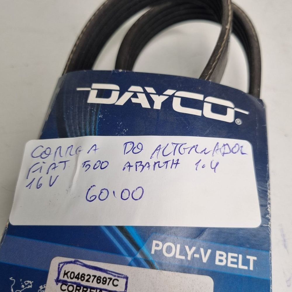 Correia Poly-V Alternador Dayco Fiat 500 Abarth 1.4 16V