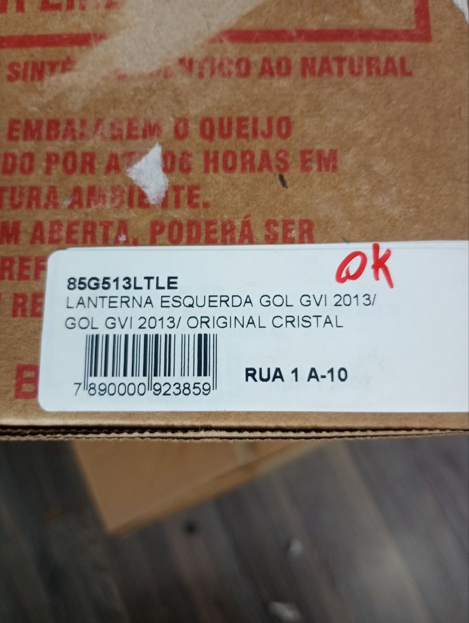 Lanterna Tras Esq Volkswagen Gol GVI 2013/