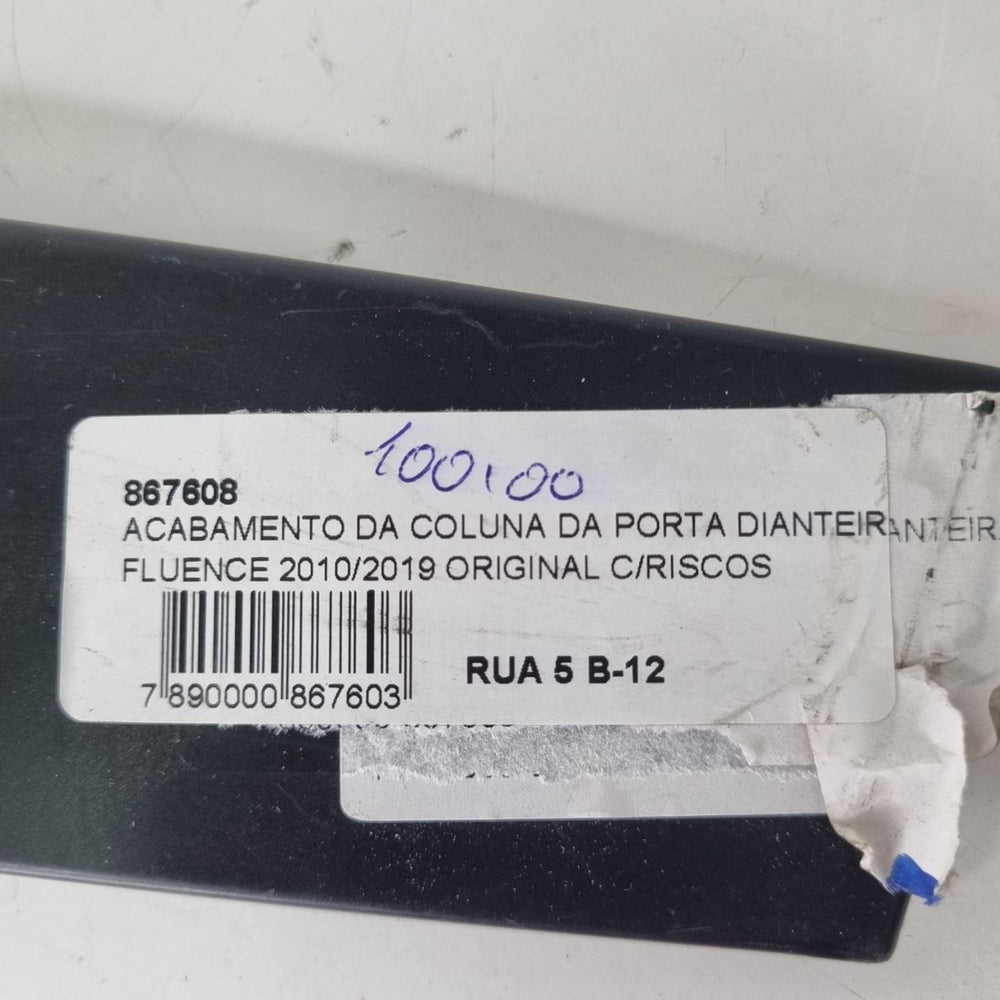 Acabamento Coluna Porta Dianteira Renault Fluence 2010/2019 Usado