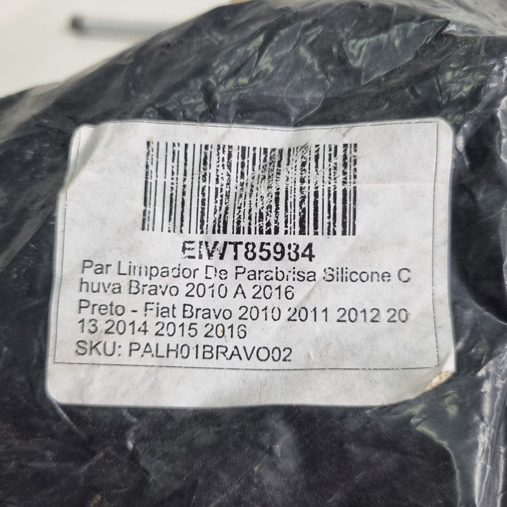 Par Palheta Limpador Parabrisa Silicone Fiat Bravo 2010/2016