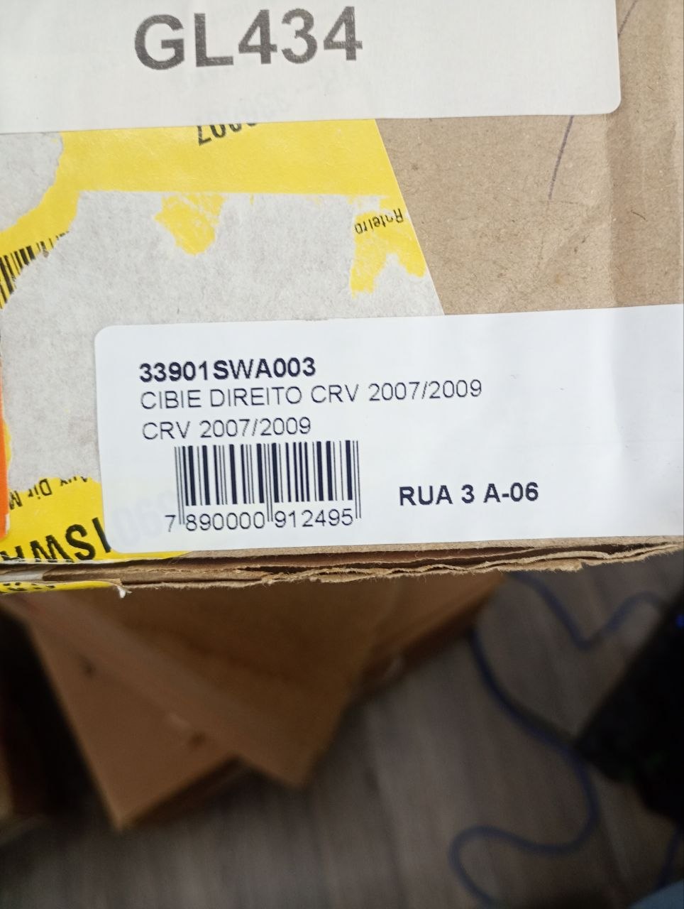 Farol de Neblina Diant Dir Honda CR-V 2007/2009