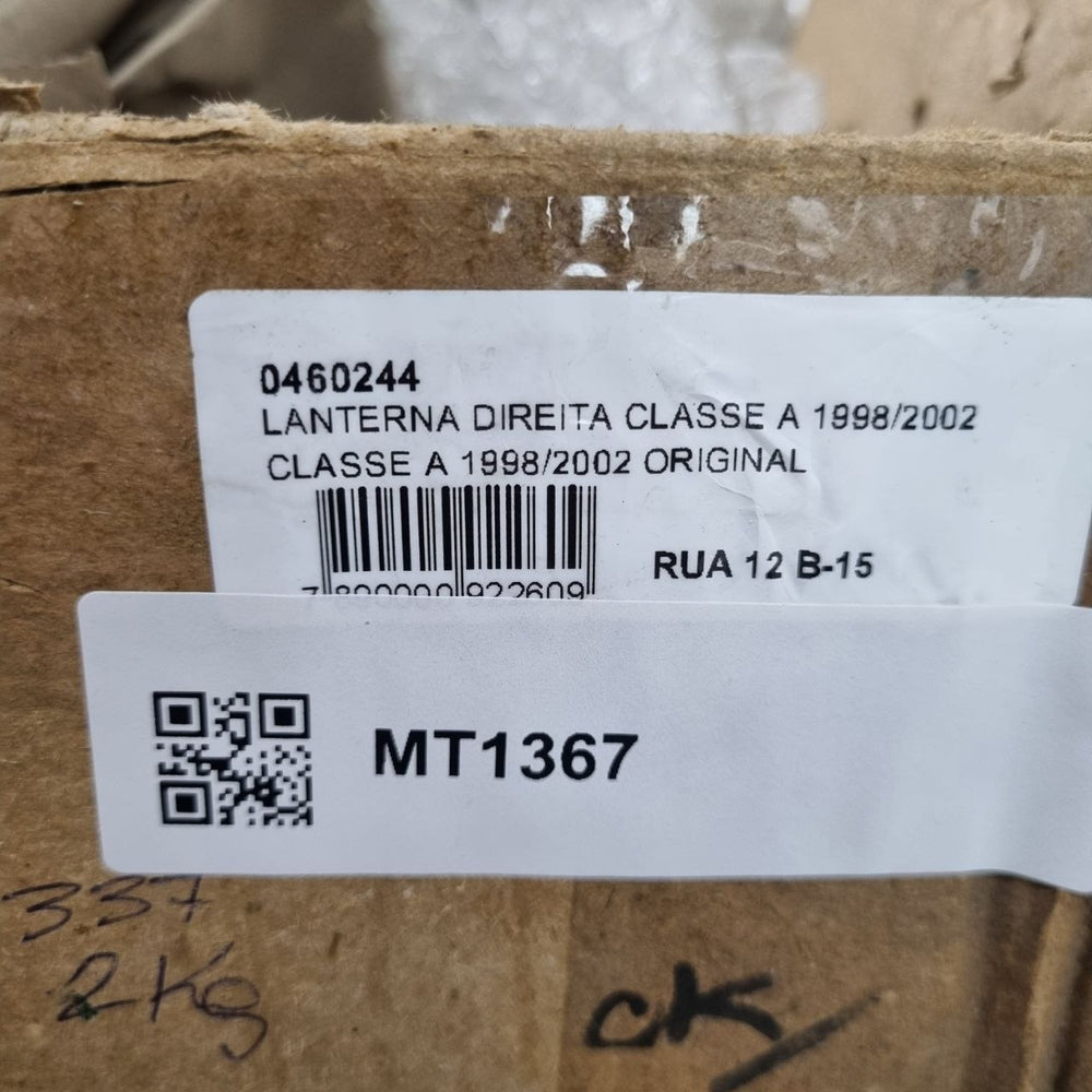 Lanterna Tras Dir Mercedes-Benz Classe A 1998/2002