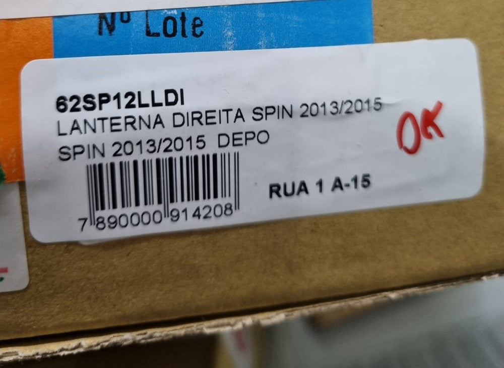 Lanterna Tras Dir Chevrolet Spin 2013/2015