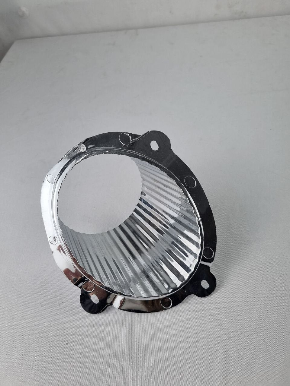 Refletor Farol Diant Universal Cromado Vintage Moto/Veiculo Antigo