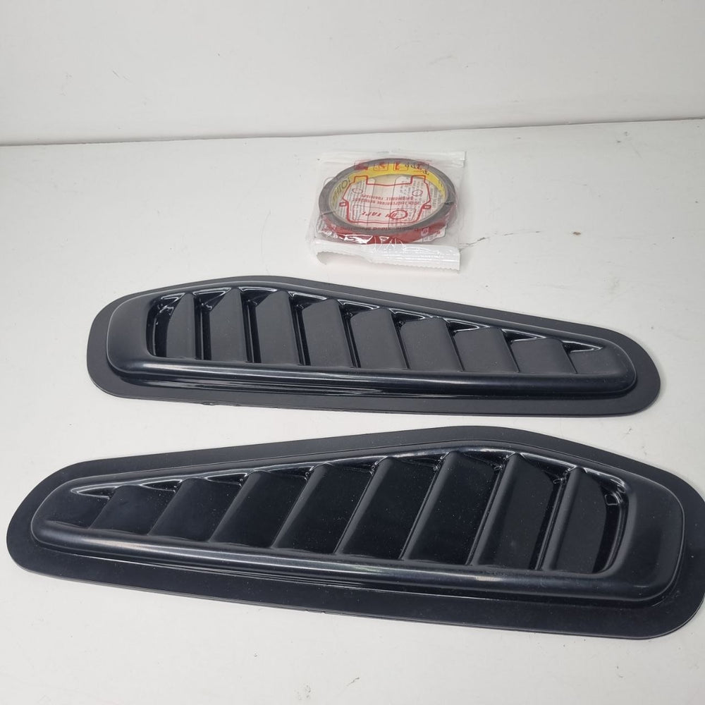 Scoop Entrada de Ar Esportivo Universal Capô Preto Metálico Novo