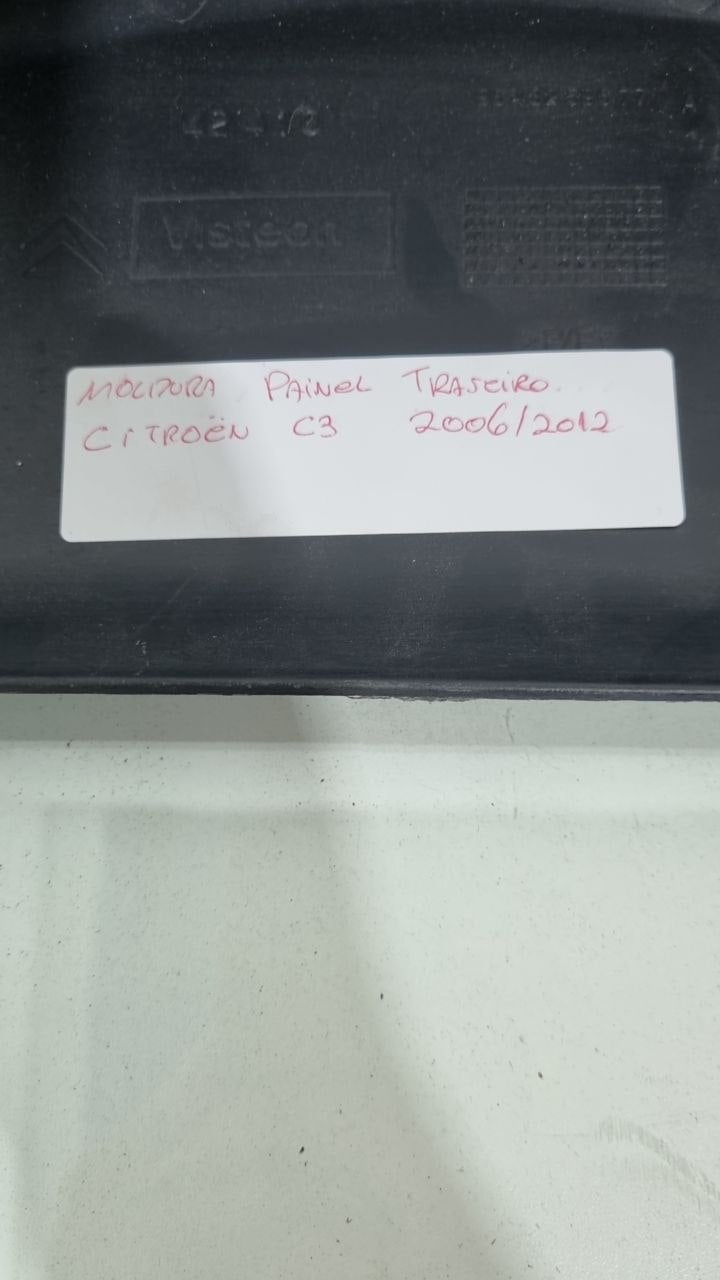 Moldura Painel Tras Citroen C3 2006/2012