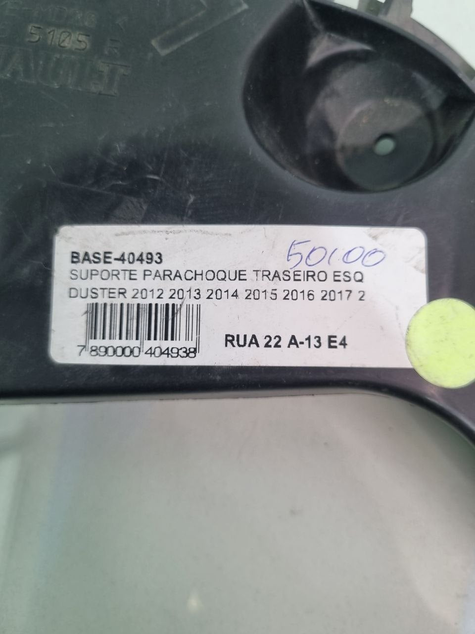 Suporte Parachoque Tras Esq Renault Duster 2012/2017
