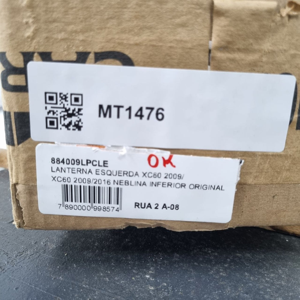 Lanterna Tras Neblina Inferior Esq Volvo XC60 2009/2016