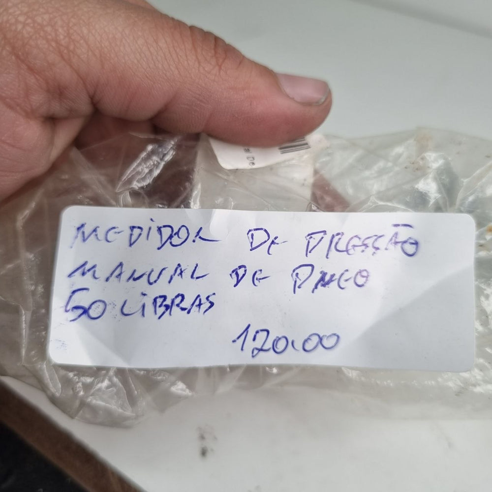 Medidor de Pressão Manual de Pneu 60 Libras Universal