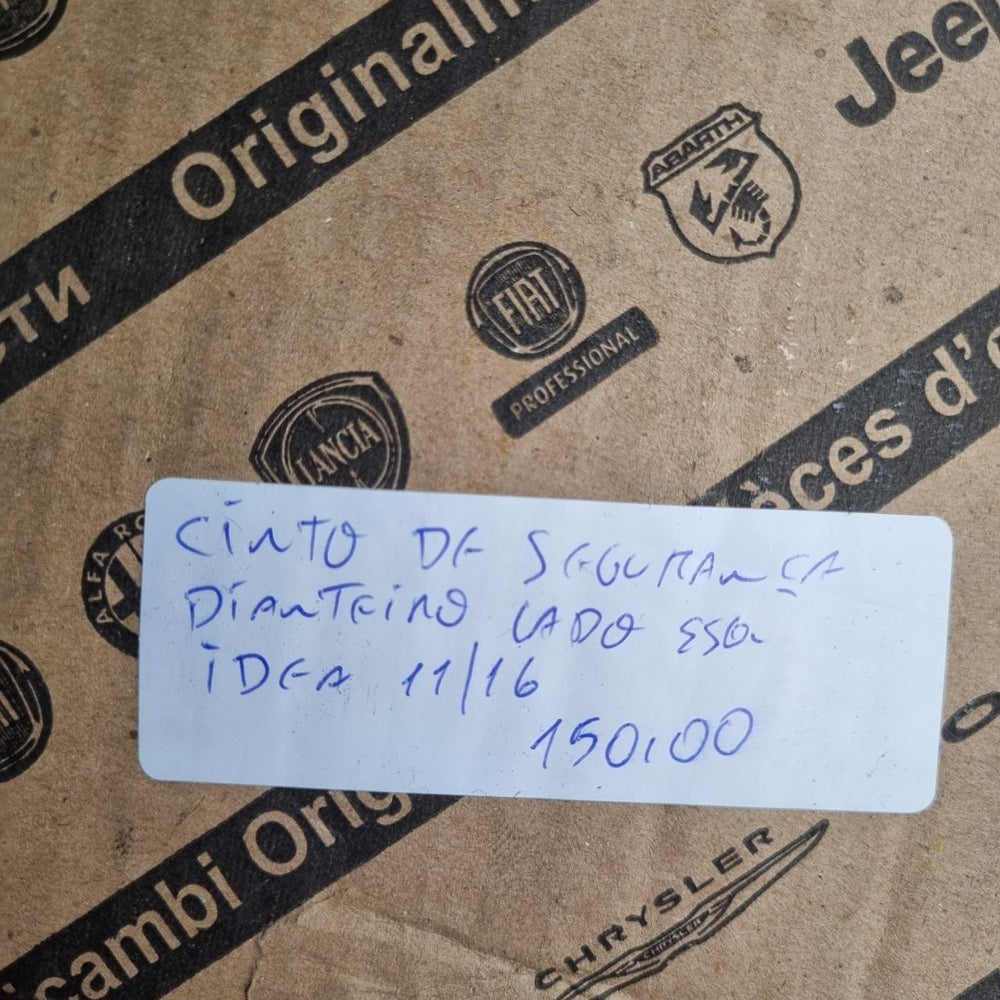 Cinto de Segurança Dianteiro Esquerdo Fiat Idea 2011/2016 Usado