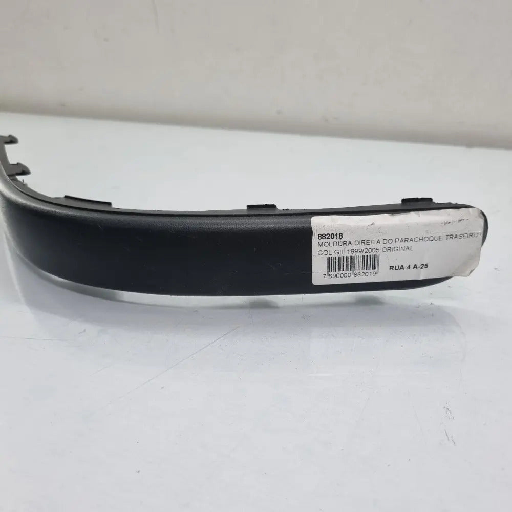 Moldura Direito Parachoque Traseiro Volkswagen Gol 1999/2005