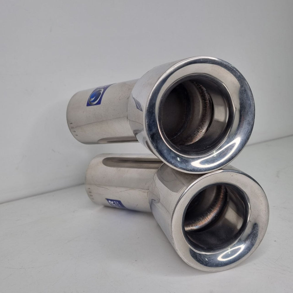 Ponteira Dupla de Escapamento Universal Aftermarket Nova