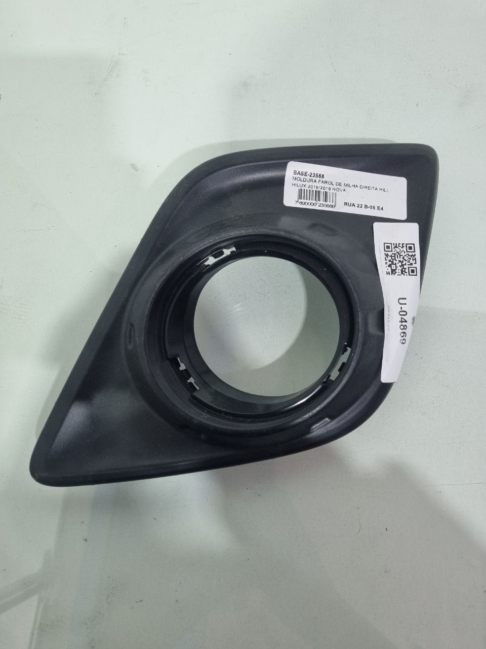 Moldura Farol de Milha Diant Dir Toyota Hilux 2016/2019