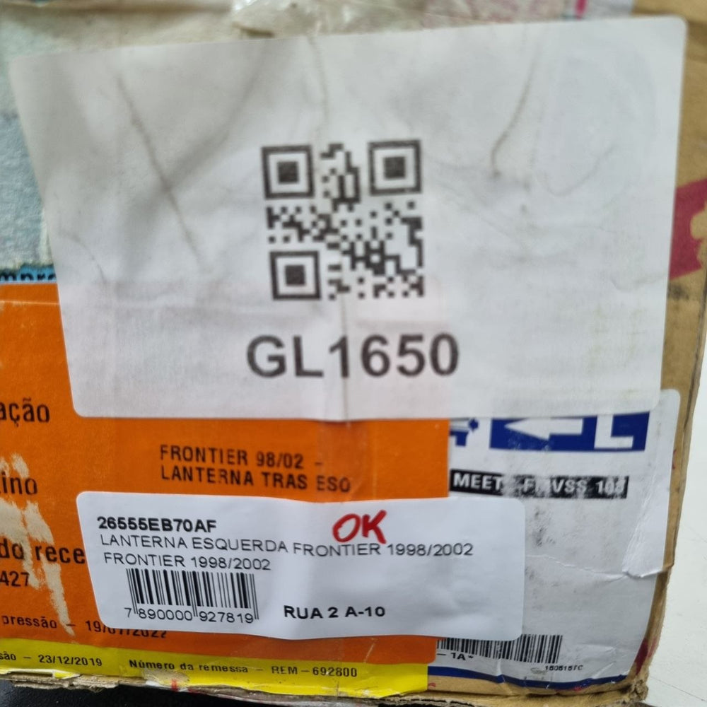 Lanterna Tras Esq Nissan Frontier 1998/2002