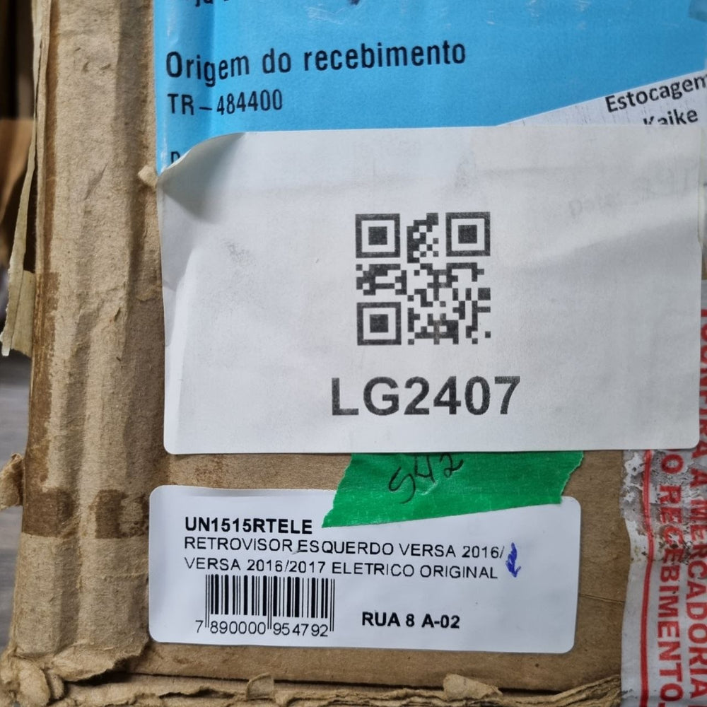 Retrovisor Externo Esq Nissan Versa 2016/2017