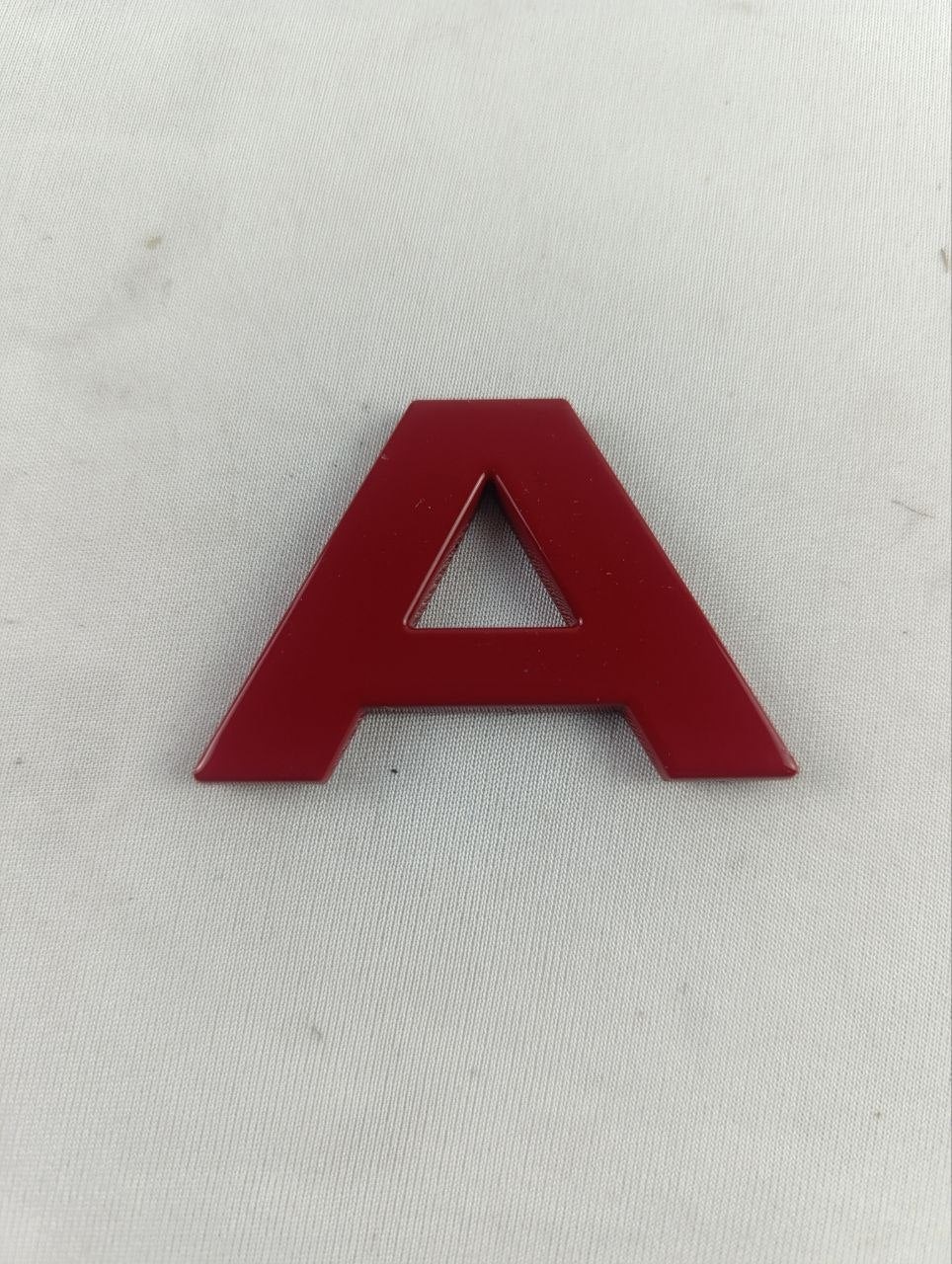 Emblema Fiat Abarth Cor Vermelho Novo