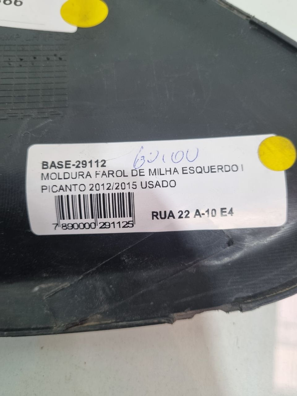 Moldura Farol de Milha Esq Kia Picanto 2012/2015