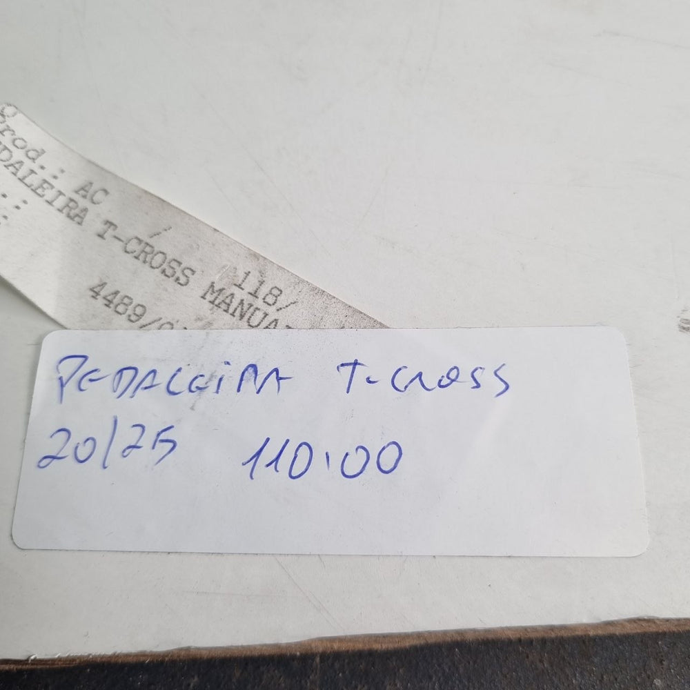 Pedaleira Esportiva Volkswagen T-Cross 2019/2025 Nova