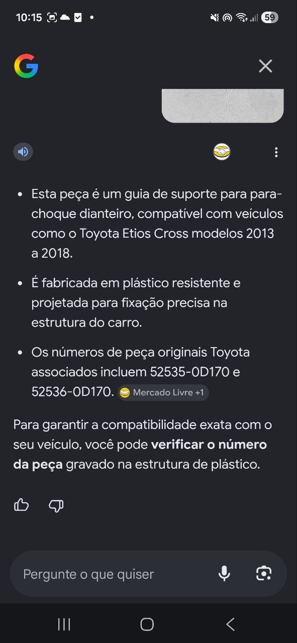Suporte Guia Para-choque Diant Toyota Etios Cross 2013/2018
