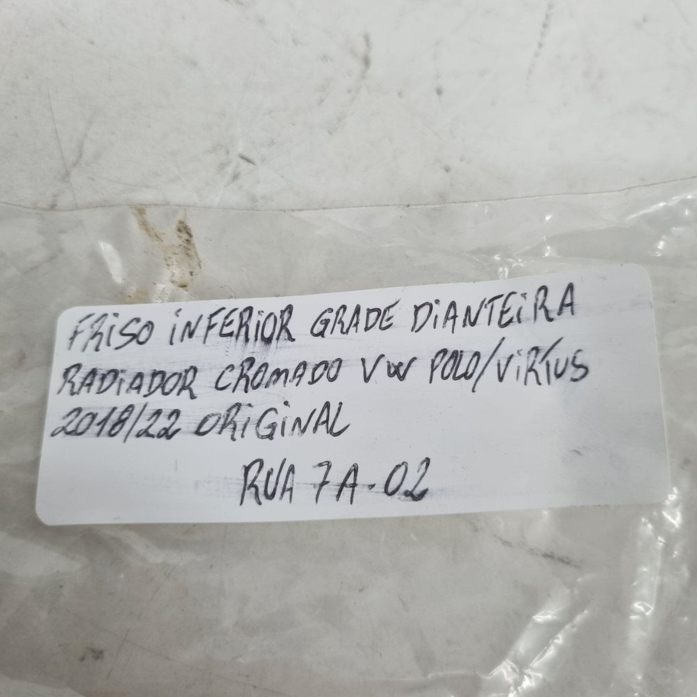 Friso Inferior Grade Diant Cromado Volkswagen Polo/Virtus 2018/2022