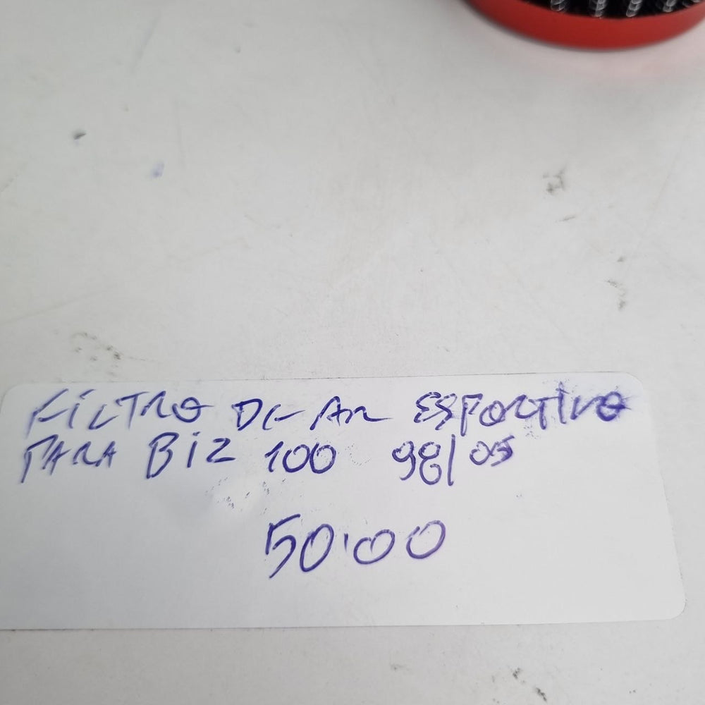 Filtro de Ar Esportivo Honda Biz 100 / Dream / Pop 100 1998/2005