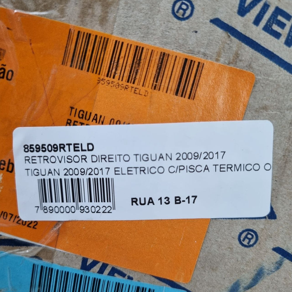 Retrovisor Externo Dir Volkswagen Tiguan 2009/2017