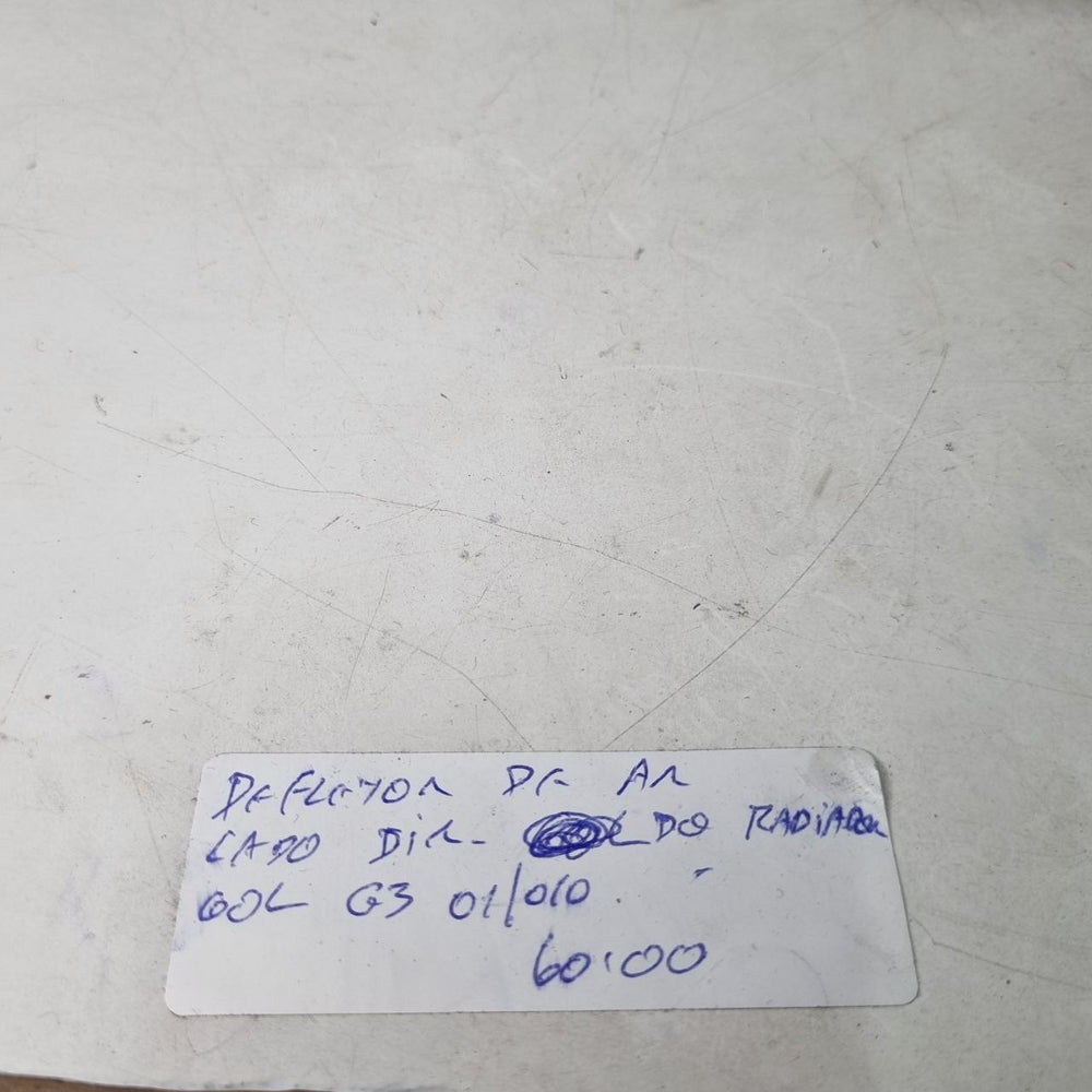 Defletor de Ar Lado Dir do Radiador Volkswagen Gol G3 2001/2010