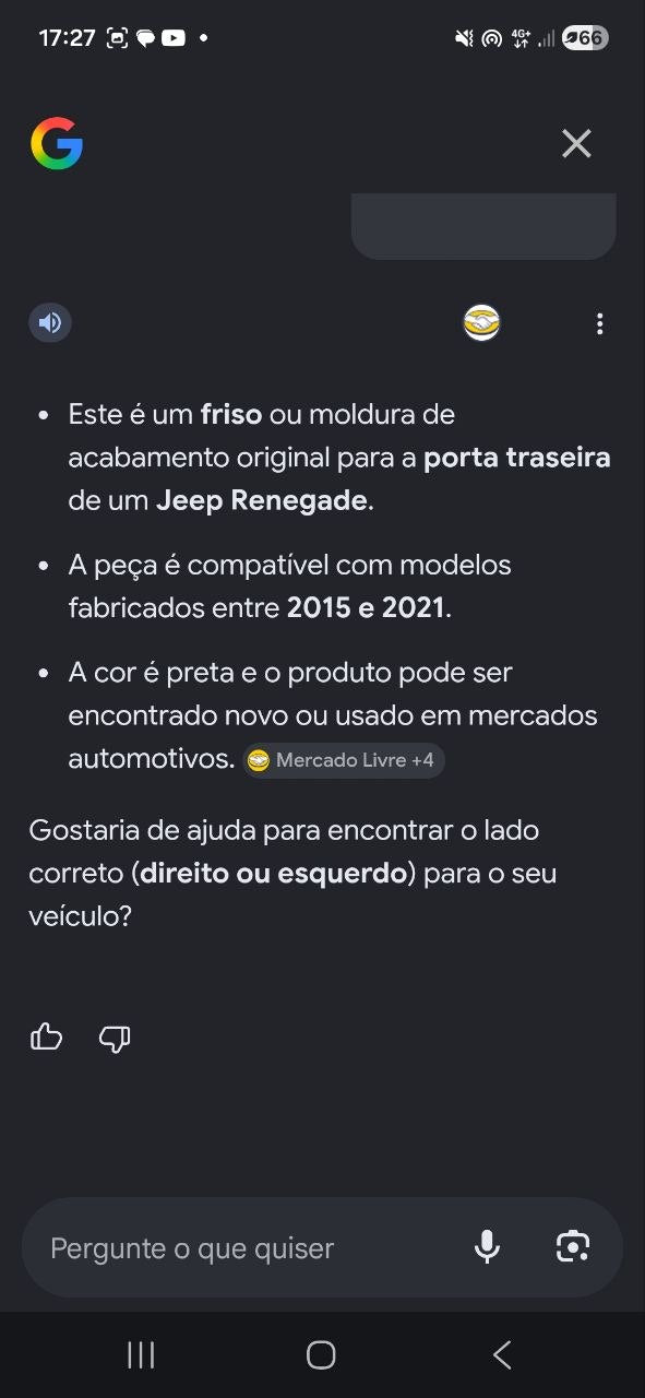Friso Porta Lateral Jeep Renegade 2015/2024 Novo